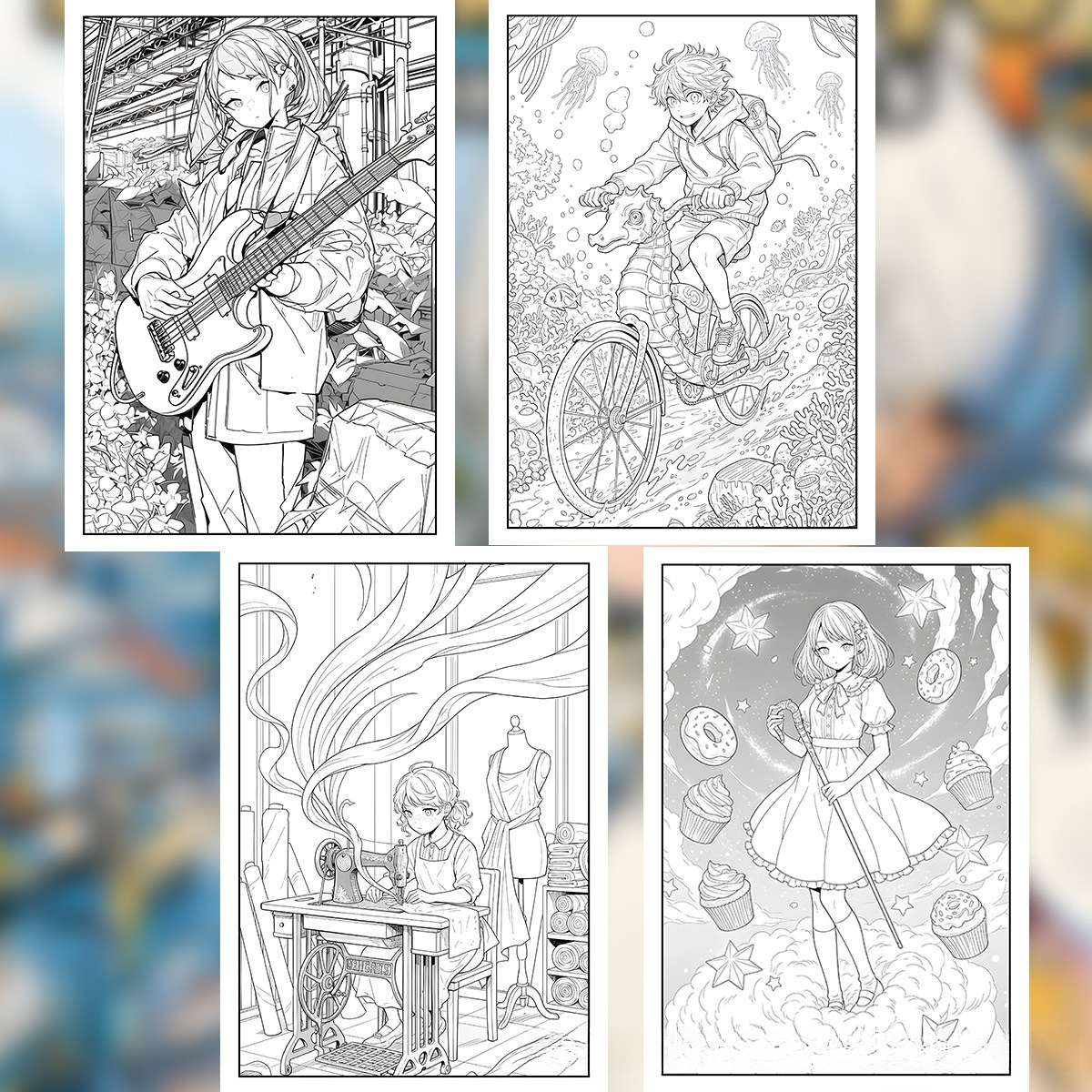 Life in Tokyo Coloring Book 24 - огляд і ціна Japanese Lifestyle Books