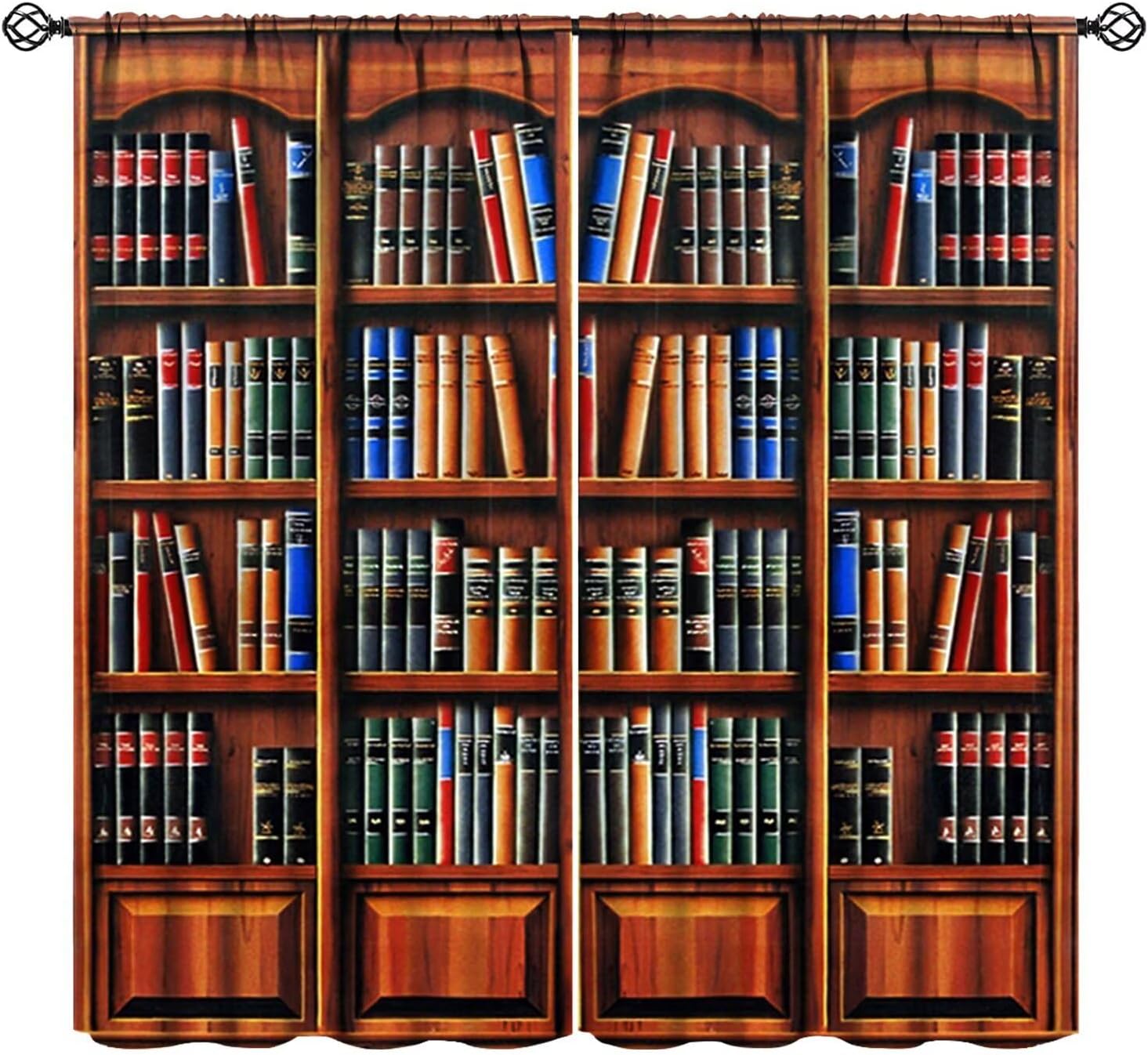 Retro Bookcase Curtains,Vintag - огляд і ціна Japanese Lifestyle Books